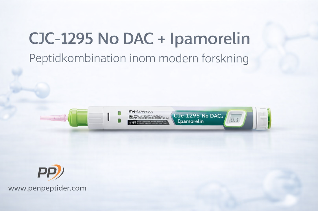 CJC-1295 No DAC och Ipamorelin – peptidkombination för återhämtning