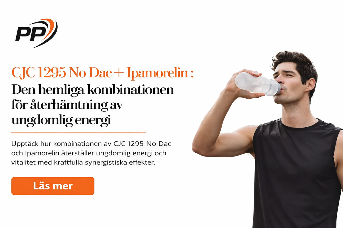 CJC 1295 No DAC och Ipamorelin – peptidkombination för tillväxthormon och återhämtning